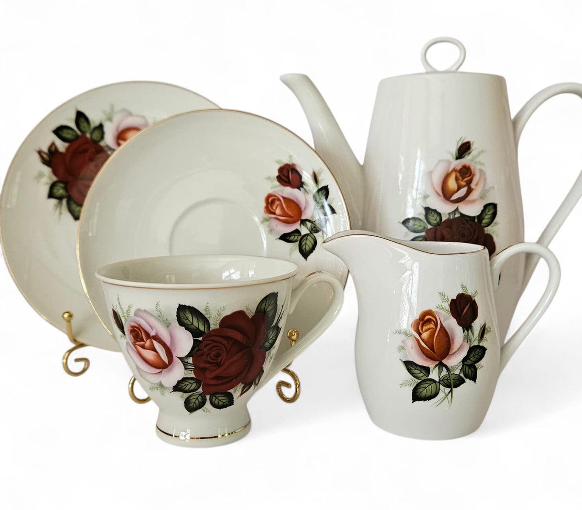 Vintage St Kilda Australia Fine Bone China "single" 6pcs Coffee Set
