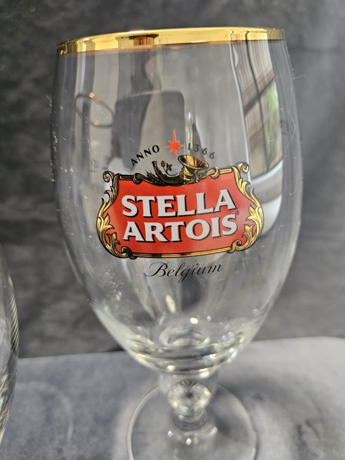 2 x Stella Artois Beer Glasses Icon 500ml LARGE (pint). Collectible from Belgium