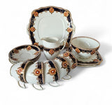 Antique Shore & Coggins Superior English Bell China "Kensington" 18pcs Tea set