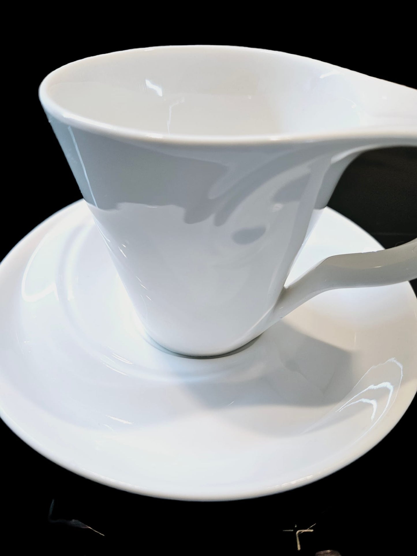 Symphony Alfresco Swirl Cappuccino Cup & Saucer Set of 4 Pcs