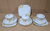 Art Deco Vintage China Tea Set Trio (3 sets) Taylor and Kent Longton #6087