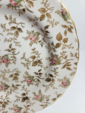 Vintage Royal Tuscan SUNSHINE Gold and Pink Chintz Trio c1950
