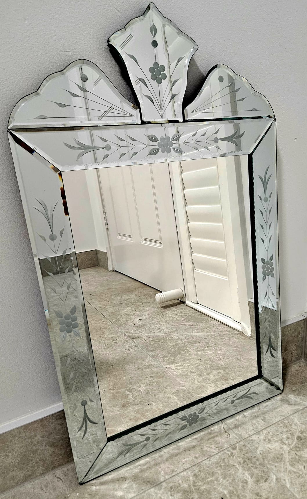 Lovely rectangular Venetian Mirror