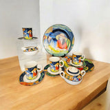 Vintage Verdi Cafe Paris tea set for 4 people c.1990