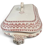 Antique Victorian Tureen W.& S Ironstone 1800s
