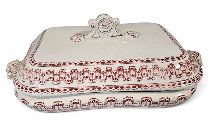 Antique Victorian Tureen W.& S Ironstone 1800s