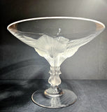 Lalique "Virginia" Peacock Compote by Marc Lalique c.1960