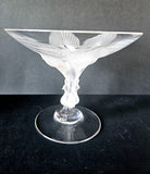 Lalique "Virginia" Peacock Compote by Marc Lalique c.1960