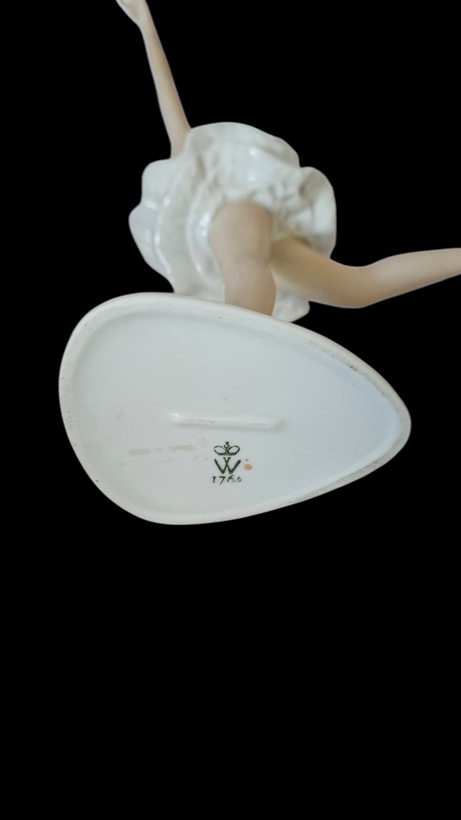 Rare Wallendorf Ballerina Figurine Porcelain GDR East Germany 1764