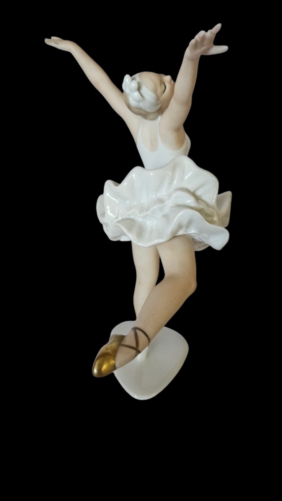 Rare Wallendorf Ballerina Figurine Porcelain GDR East Germany 1764