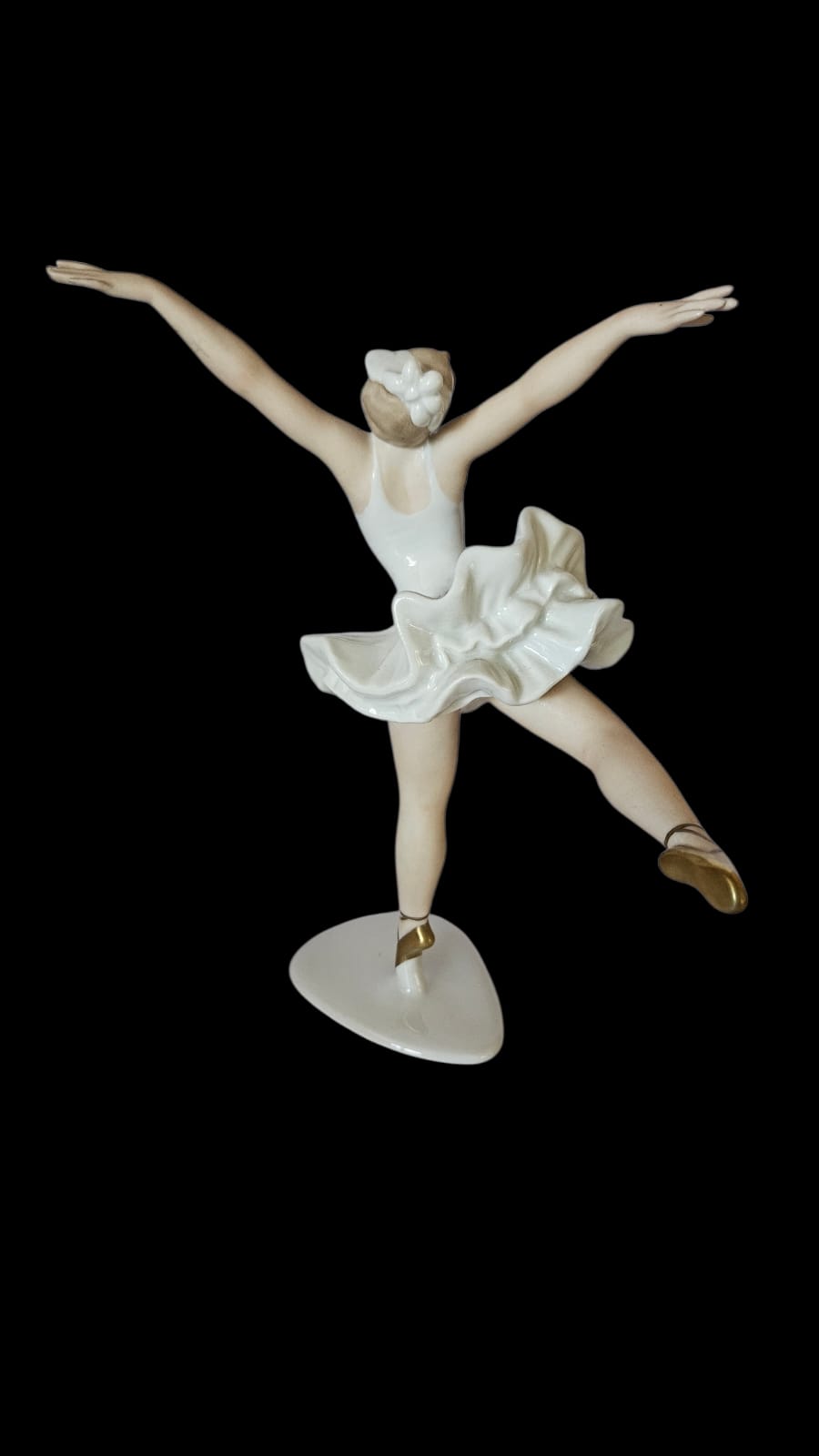Rare Wallendorf Ballerina Figurine Porcelain GDR East Germany 1764