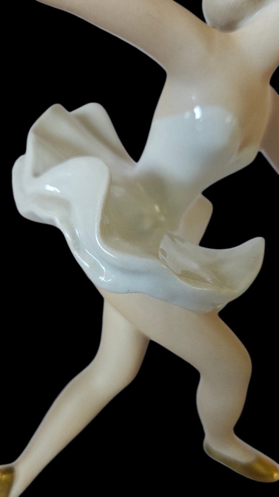 Vintage Rare Wallendorf Ballerina Figurine Porcelain GDR East Germany 1764