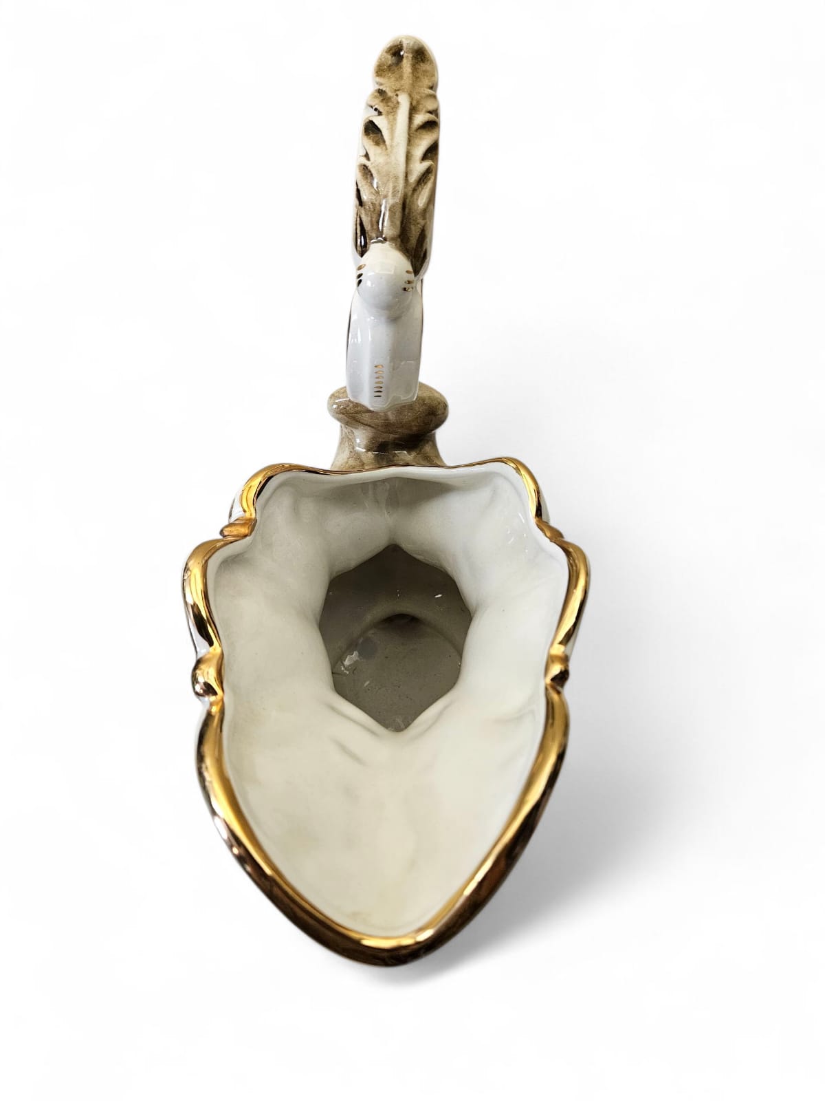 Vintage Capodimonte Water pitcher and Bassin set "Cherubs" with Gold Gilt