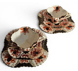 2 x Antique Wileman Foley & Co China  Trio "Japan" Pattern Alexandra Shape 84175 RD60650 c.1887